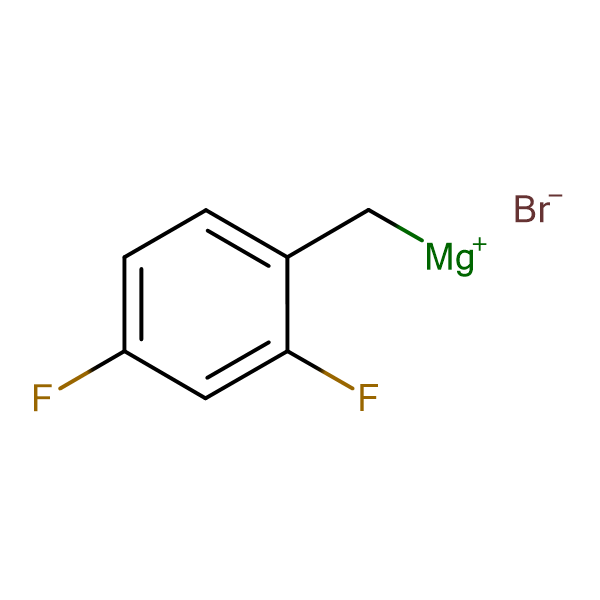 2,4-Difluorobenzylmagnesium Bromide, 0.25M Ethyl Ether