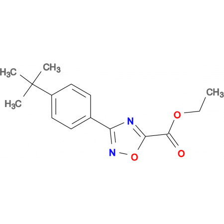 Ethyl 3-(4-tert-butylphenyl)-[1,2,4]oxadiazole-5-carboxylate 10-316331