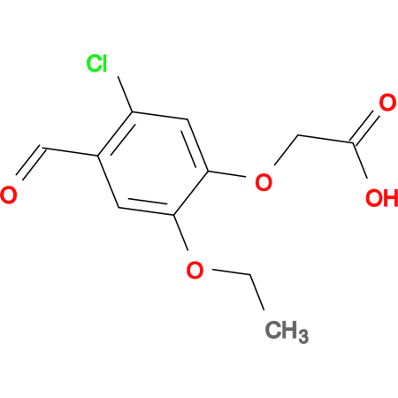 (5-chloro-2-ethoxy-4-formylphenoxy)acetic acid 10-426409