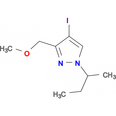 1-sec-butyl-4-iodo-3-(methoxymethyl)-1H-pyrazole 10-508741