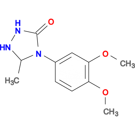 4-(3,4-dimethoxyphenyl)-5-methyl-2,4-dihydro-3H-1,2,4-triazol-3-one 10 ...