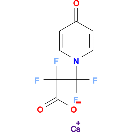 4-Pyridone-N-tetrafluoropropionic acid Cs salt 10-544478