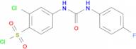 2-Chloro-4-[3-(4-fluorophenyl)ureido]benzenesulfonyl chloride