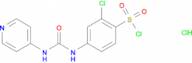2-Chloro-4-(3-pyridin-4-yl-ureido)benzenesulfonylchloride hydrochloride