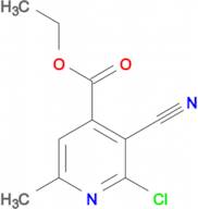 Ethyl 2-chloro-3-cyano-6-methylpyridine-4-carboxylate