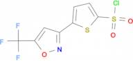 5-[5-(Trifluoromethyl)isoxazol-3-yl]thiophene-2-sulfonyl choride