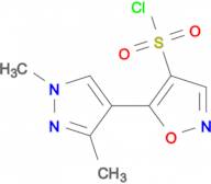 5-(1,3-Dimethyl-1H-pyrazol-4-yl)-isoxazole-4-sulfonyl chloride