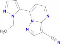 7-(2-Ethyl-2H-pyrazol-3-yl)-pyrazolo[1,5-a]-pyrimidine-3-carbonitrile