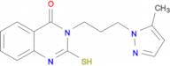 2-Mercapto-3-[3-(5-methyl-pyrazol-1-yl)-propyl]-3H-quinazolin-4-one