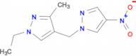 1-Ethyl-3-methyl-4-(4-nitro-pyrazol-1-ylmethyl)-1H -pyrazole
