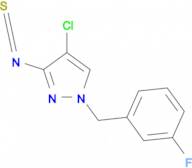 4-Chloro-1-(3-fluoro-benzyl)-3-isothiocyanato-1H-pyrazole