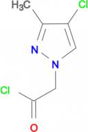 (4-Chloro-3-methyl-pyrazol-1-yl)-acetyl chloride
