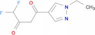 1-(1-Ethyl-1H-pyrazol-4-yl)-4,4-difluoro-butane-1,3-dione