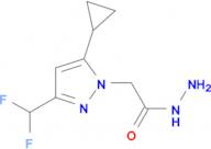(5-Cyclopropyl-3-difluoromethyl-pyrazol-1-yl)-acetic acid hydrazide