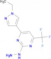 [4-(1-Ethyl-1 H -pyrazol-4-yl)-6-trifluoromethyl-pyrimidin-2-yl]-hydrazine