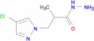 3-(4-Chloro-pyrazol-1-yl)-2-methyl-propionic acidhydrazide