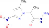 2-(5-Methyl-3-nitro-pyrazol-1-yl)-propionic acid hydrazide
