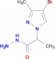 2-(4-Bromo-3-methyl-1H-pyrazol-1-yl)propionic acid hydrazide
