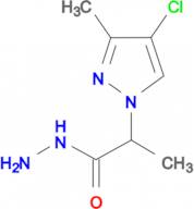 2-(4-Chloro-3-methyl-1H-pyrazol-1-yl)propionic acid hydrazide