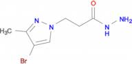 3-(4-Bromo-3-methyl-1H-pyrazol-1-yl)propionic acid hydrazide