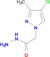 (4-Chloro-3-methyl-1H-pyrazol-1-yl)acetic acid hydrazide