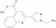2-(1-Ethyl-1 H -pyrazol-4-yl)-quinoline-4-carboxylic acid methyl ester