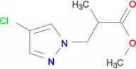 3-(4-Chloro-pyrazol-1-yl)-2-methyl-propionic acidmethyl ester