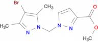 1-(4-Bromo-3,5-dimethyl-pyrazol-1-ylmethyl)-1 H -pyrazole-3-carboxylic acid methyl ester