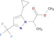 2-(5-Cyclopropyl-3-trifluoromethyl-pyrazol-1-yl)-propionic acid methyl ester