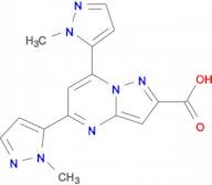 5,7-Bis-(2-methyl-2 H -pyrazol-3-yl)-pyrazolo[1,5- a ]pyrimidine-2-carboxylic acid
