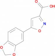 5-Benzo[1,3]dioxol-5-yl-isoxazole-3-carboxylic acid