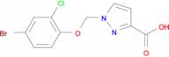 1-(4-Bromo-2-chloro-phenoxymethyl)-1 H -pyrazole-3-carboxylic acid