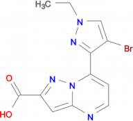 7-(4-Bromo-1-ethyl-1 H -pyrazol-3-yl)-pyrazolo[1,5- a ]pyrimidine-2-carboxylic acid
