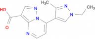 7-(1-Ethyl-3-methyl-1 H -pyrazol-4-yl)-pyrazolo[1,5- a ]pyrimidine-3-carboxylic acid