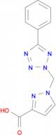 1-(5-Phenyl-tetrazol-2-ylmethyl)-1 H -pyrazole-3-carboxylic acid
