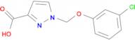 1-(3-Chloro-phenoxymethyl)-1 H -pyrazole-3-carboxylic acid