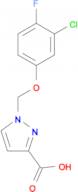 1-(3-Chloro-4-fluoro-phenoxymethyl)-1 H -pyrazole-3-carboxylic acid