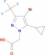 (4-Bromo-5-cyclopropyl-3-trifluoromethyl-pyrazol-1-yl)-acetic acid