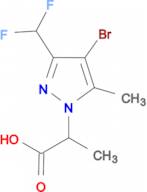 2-(4-Bromo-3-difluoromethyl-5-methyl-pyrazol-1-yl)-propionic acid