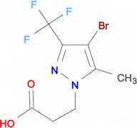 3-(4-Bromo-5-methyl-3-trifluoromethyl-pyrazol-1-yl)-propionic acid