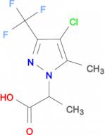 2-(4-Chloro-5-methyl-3-trifluoromethyl-pyrazol-1-yl)-propionic acid
