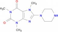 1,3,7-Trimethyl-8-piperazin-1-yl-3,7-dihydro-purine-2,6-dione