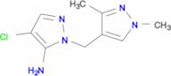 4-Chloro-2-(1,3-dimethyl-1 H -pyrazol-4-ylmethyl)-2 H -pyrazol-3-ylamine
