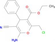 6-Amino-2-chloromethyl-5-cyano-4-phenyl-4 H -pyran-3-carboxylic acid ethyl ester