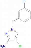4-Chloro-1-(3-fluoro-benzyl)-1 H -pyrazol-3-ylamine