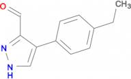4-(4-Ethyl-phenyl)-1 H -pyrazole-3-carbaldehyde