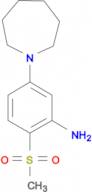 5-(Hexamethyleneimin-1-yl)-2-methylsulfonylaniline