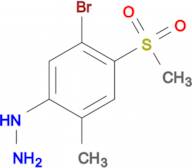 5-Bromo-2-methyl-4-methylsulfonylphenylhydrazine