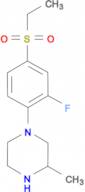 1-[(4-Ethylsulfonyl-2-fluoro)phenyl]-3-methylpiperazine
