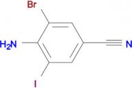4-Amino-3-bromo-5-iodobenzonitrile